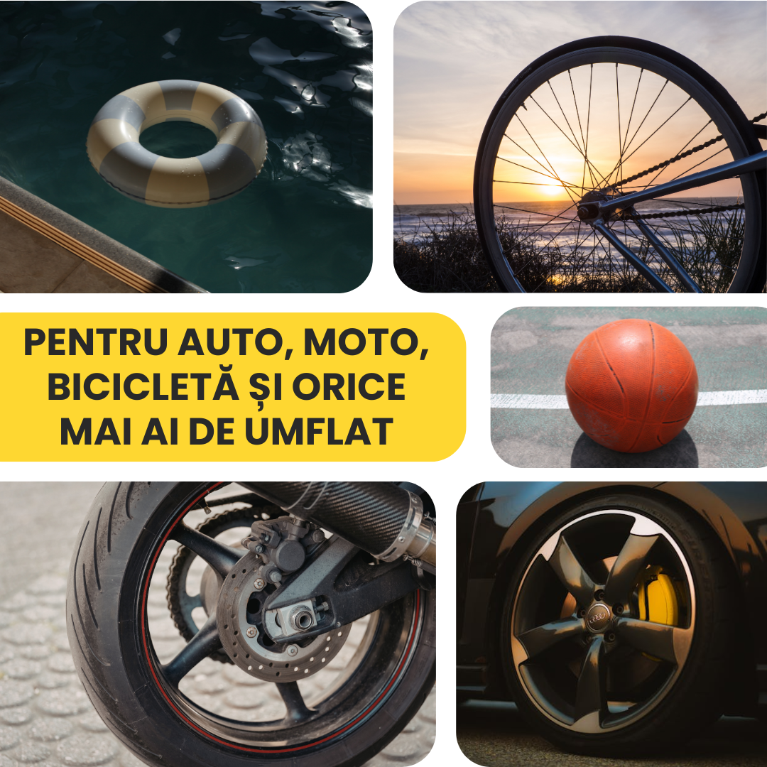 InflateGo™ – Compresor Auto Portabil 150 PSI
