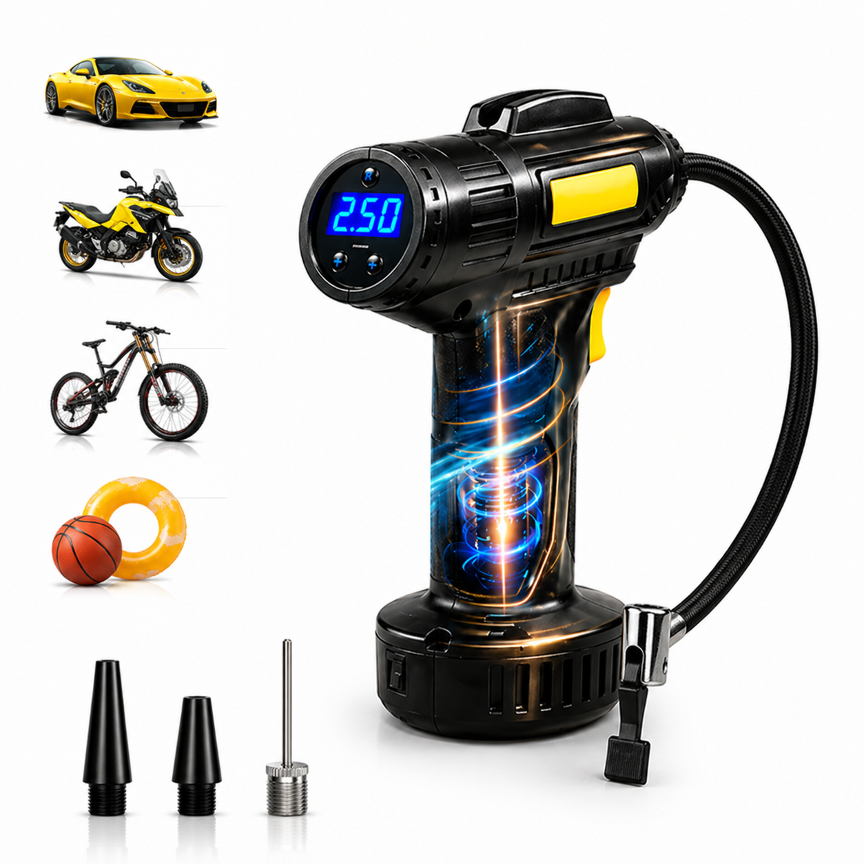 InflateGo™ – Compresor Auto Portabil 150 PSI