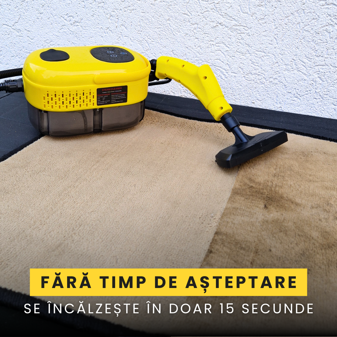 Steam Cleaner Auto 2500W | Aparat de Curățat cu Aburi pentru Auto și Casă | SteamPro™