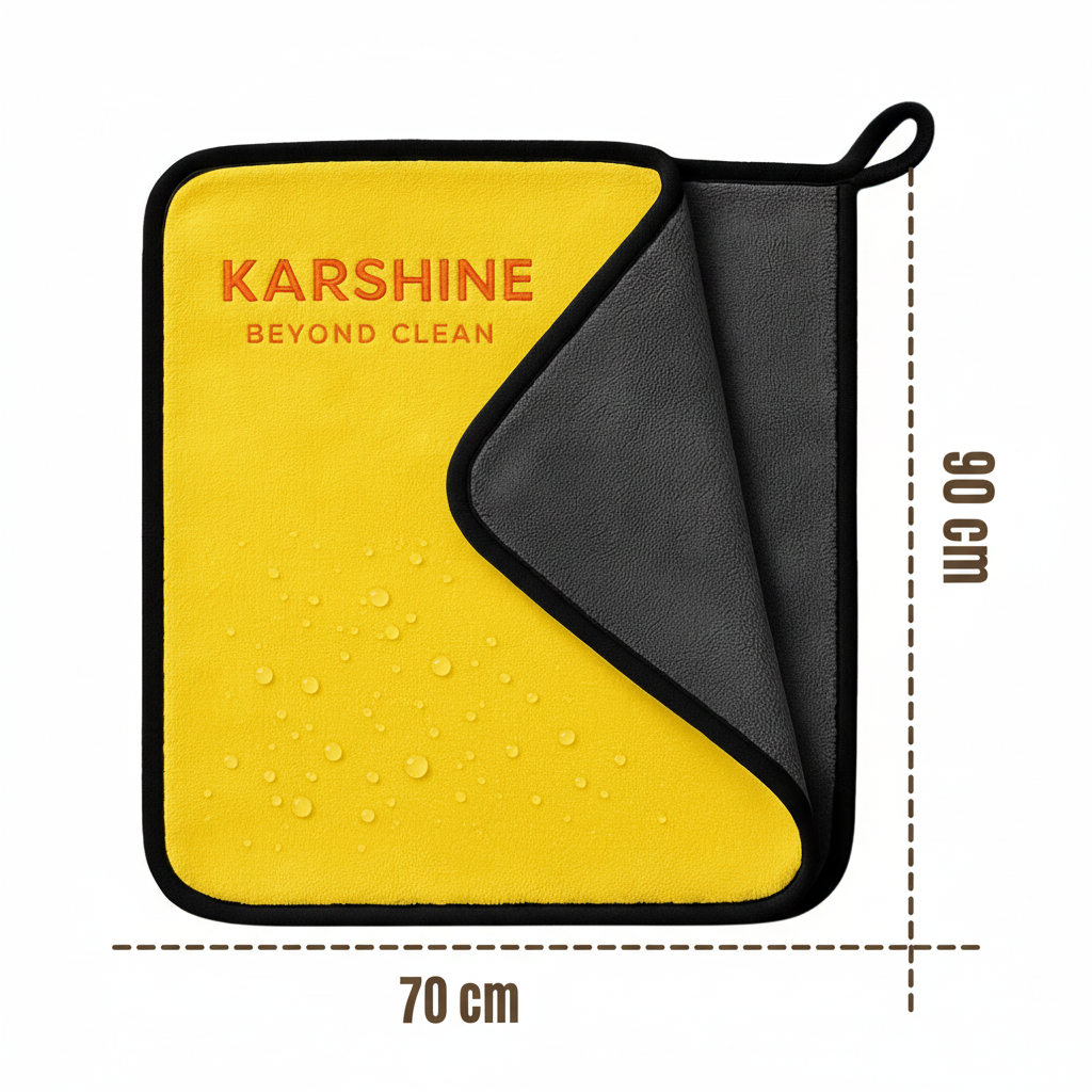 Karshine Towel White Background