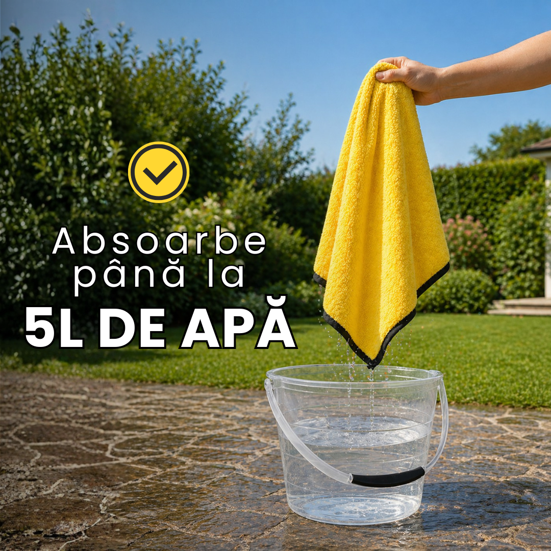 DryPro XL - Prosop Uscare Auto 850GSM, 70x90cm (1+1 Gratis)