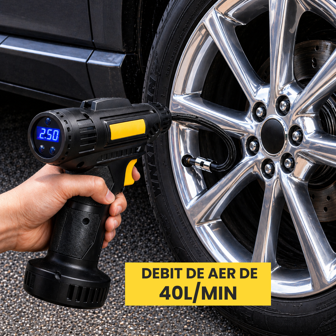 InflateGo™ – Compresor Auto Portabil 150 PSI